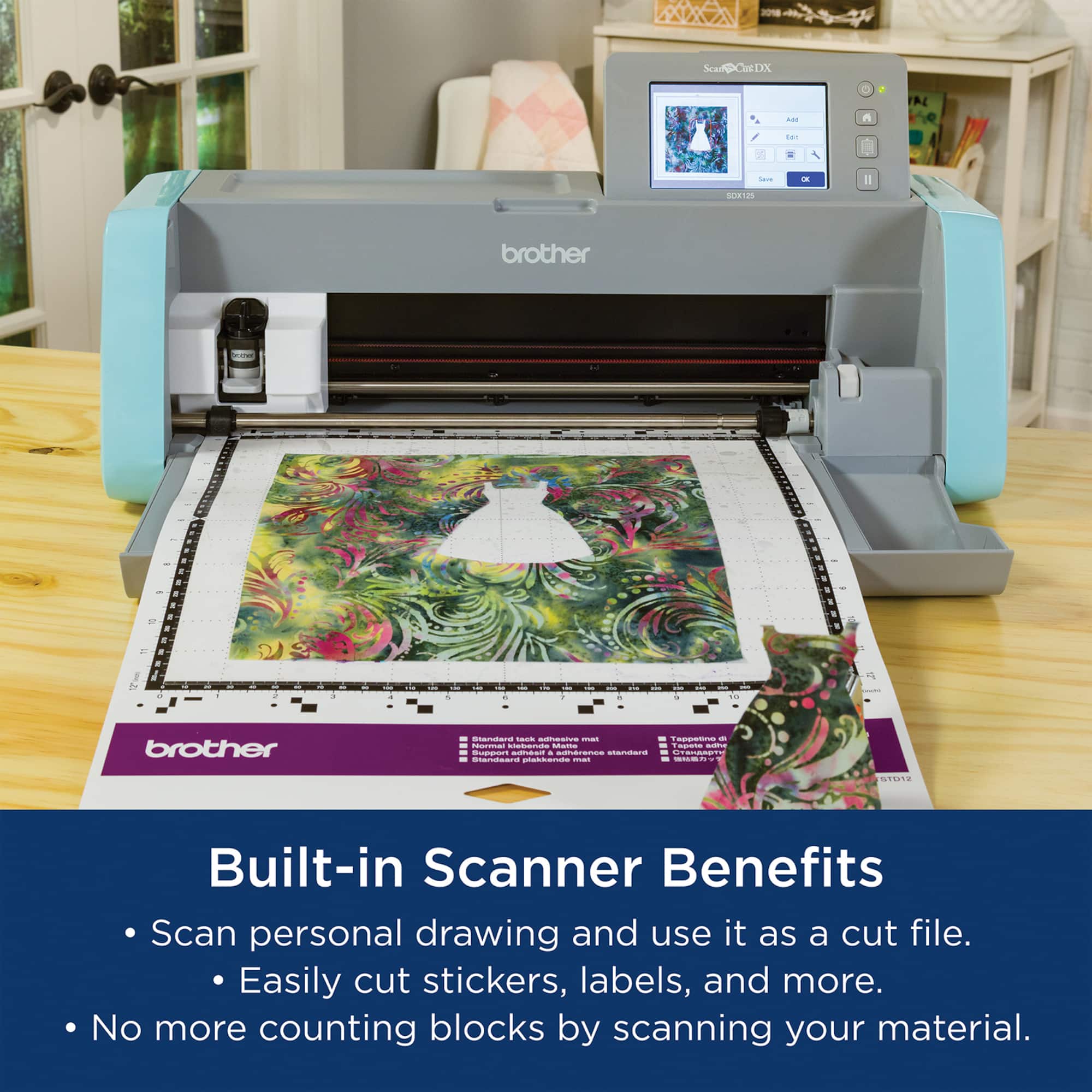 Brother SDX125E ScanNCut DX with 76 SVG Files